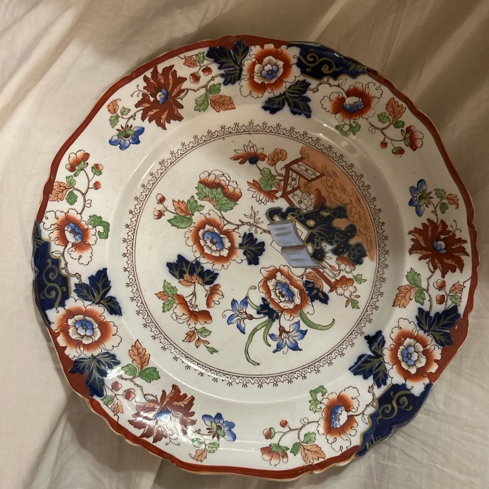 Mason’s Ironstone Imari Plate – Patent Ironstone China England, ca. 1891–1920